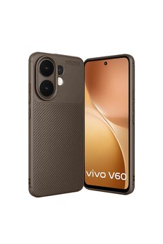 Evimdeyokyok Vivo V60 5G Auto Focus Karbon Kapak - Kahverengi