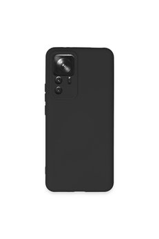 Evimdeyokyok Xiaomi Mi 12T Pro Kılıf Nano İçi Kadife Silikon - Siyah