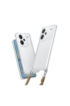 Evimdeyokyok Xiaomi Redmi Note 13 Pro Plus Kılıf Penta Silikon Kılıf - Şeffaf