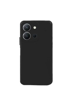 Evimdeyokyok Vivo Y36 Kılıf Nano İçi Kadife Silikon - Siyah