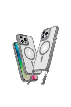 Evimdeyokyok Apple İphone 16 Pro Max Kılıf Enka Magsafe Silikon Kılıf - Titan Gri