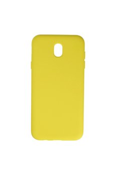 Evimdeyokyok Samsung Galaxy J7 Pro / J730 Kılıf Nano İçi Kadife Silikon - Sarı