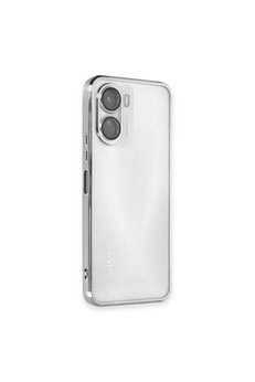 Evimdeyokyok Vivo Y16 Kılıf Razer Lensli Silikon - Gümüş