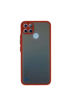 Evimdeyokyok Realme C21Y Kılıf Montreal Silikon Kapak - Kırmızı