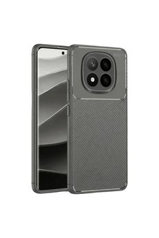 Evimdeyokyok Xiaomi Redmi Note 14 Pro Plus Kılıf Auto Focus Karbon Kapak - Gri