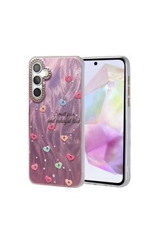Evimdeyokyok Samsung Galaxy A35 5G Kılıf Blade Aynalı Desenli Kapak - Desen 8