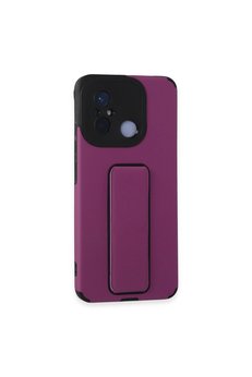 Evimdeyokyok Xiaomi Redmi 12C Kılıf Mega Standlı Silikon - Mor