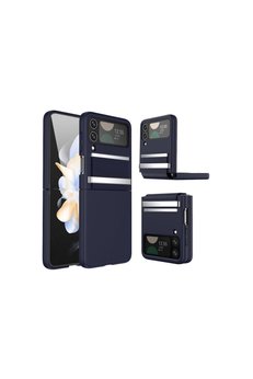 Evimdeyokyok Samsung Galaxy Z Flip 4 Kılıf Belt Flip Kapak - Lacivert