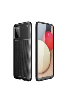 Evimdeyokyok Samsung Galaxy A02S Kılıf Auto Focus Karbon Kapak - Siyah