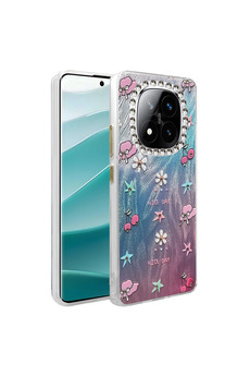 Evimdeyokyok Xiaomi Redmi Note 14 Pro 5G Kılıf Blade Aynalı Desenli Kapak - Desen 4