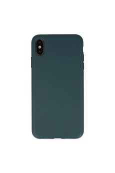 Evimdeyokyok Apple İphone Xs Max Kılıf Nano İçi Kadife Silikon - Koyu Yeşil