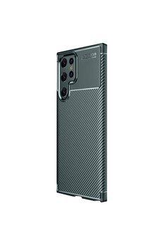 Evimdeyokyok Samsung Galaxy S25 Ultra Kılıf Auto Focus Karbon Kapak - Koyu Yeşil