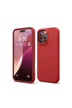 Evimdeyokyok Apple İphone 16 Pro Kılıf First Silikon - Kırmızı