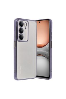 Evimdeyokyok Realme C75 4G Kılıf Razer Lensli Silikon - Mor