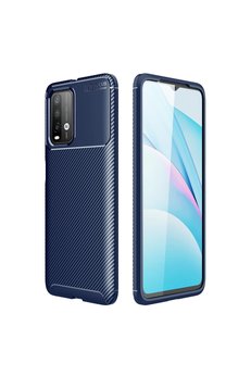 Evimdeyokyok Xiaomi Redmi 9T Kılıf Auto Focus Karbon Kapak - Lacivert
