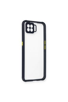 Evimdeyokyok Oppo A73 Kılıf Miami Şeffaf Silikon - Lacivert