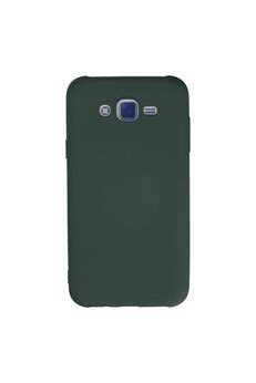Evimdeyokyok Samsung Galaxy J7 Kılıf Nano İçi Kadife Silikon - Koyu Yeşil