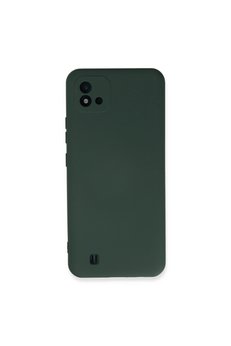 Evimdeyokyok Realme C11 2021 Kılıf Nano İçi Kadife Silikon - Koyu Yeşil