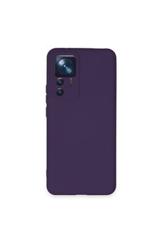 Evimdeyokyok Xiaomi Mi 12T Pro Kılıf Nano İçi Kadife Silikon - Mor