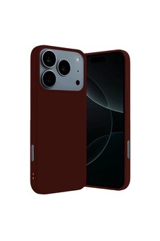 Evimdeyokyok Apple İphone 17 Pro Nano İçi Kadife Silikon - Bordo