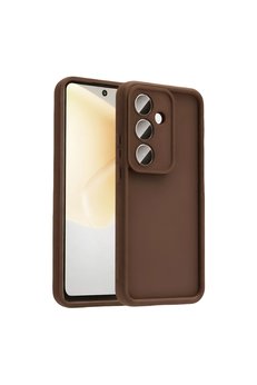 Evimdeyokyok Samsung Galaxy A37 5G Viera Silikon - Kahverengi