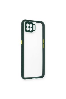 Evimdeyokyok Oppo A73 Kılıf Miami Şeffaf Silikon - Koyu Yeşil