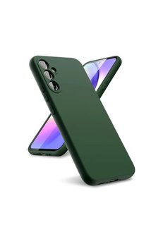 Evimdeyokyok Samsung Galaxy A24 4G Kılıf First Silikon - Koyu Yeşil