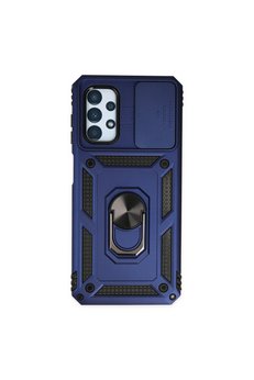 Evimdeyokyok Samsung Galaxy A33 5G Kılıf Pars Lens Yüzüklü Silikon - Lacivert