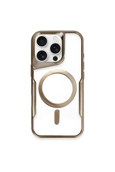 Evimdeyokyok Apple İphone 16 Pro Kılıf Boyi Magsafe Silikon Kapak - Kahverengi