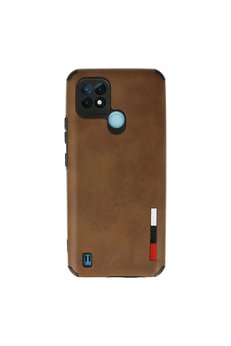 Evimdeyokyok Realme C21 Kılıf Loop Deri Silikon - Kahverengi