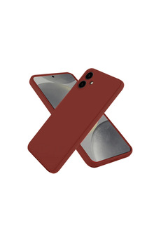 Evimdeyokyok Samsung Galaxy A06 Kılıf First Silikon - Bordo