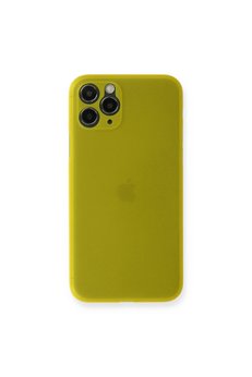 Evimdeyokyok Apple İphone 11 Pro Kılıf Pp Ultra İnce Kapak - Sarı