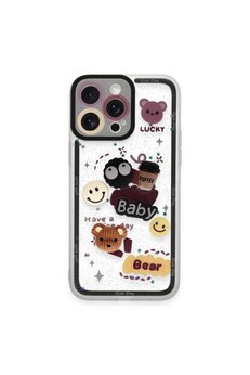 Evimdeyokyok Apple İphone 14 Pro Kılıf Sweet Desenli Silikon Kapak - Sarı
