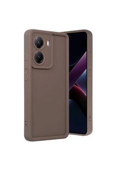 Evimdeyokyok Xiaomi Poco X7 Pro Viera Silikon - Kahverengi