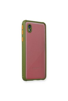 Evimdeyokyok Samsung Galaxy A01 Core Kılıf Miami Şeffaf Silikon - Yeşil