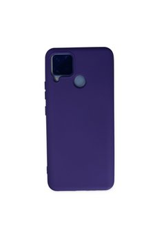 Evimdeyokyok Realme C15 Kılıf Nano İçi Kadife Silikon - Mor