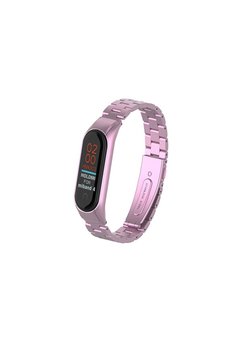 Evimdeyokyok Xiaomi Mi Band 4 Metal Baklalı Kordon - Rose