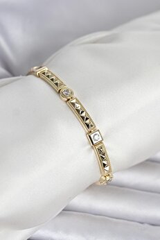Tj Xupi̇ng Punta Model Gold Renk Kadın Bi̇lekli̇k Tj-Bb8417