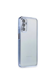 Evimdeyokyok Samsung Galaxy M23 Kılıf Razer Lensli Silikon - Açık Mavi