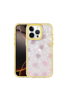 Evimdeyokyok Apple İphone 16 Pro Max Lumi Desenli Kapak - Sarı