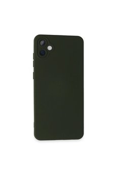 Evimdeyokyok Samsung Galaxy A05 Kılıf Nano İçi Kadife Silikon - Koyu Yeşil