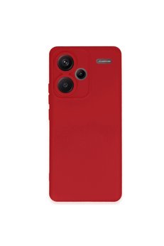 Evimdeyokyok Xiaomi Redmi Note 13 Pro Plus Kılıf Nano İçi Kadife Silikon - Kırmızı