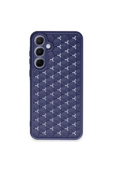 Evimdeyokyok Samsung Galaxy A35 5G Kılıf Petek Silikon Kapak - Lacivert