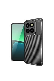 Evimdeyokyok Xiaomi Mi 14T Pro Kılıf Auto Focus Karbon Kapak - Siyah