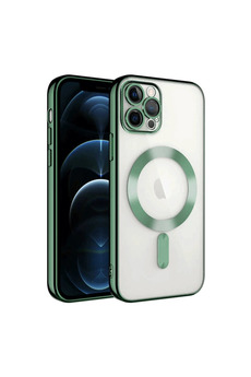 Evimdeyokyok Apple İphone 14 Pro Max Kılıf Kross Magneticsafe Kapak - Koyu Yeşil