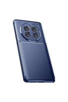 Evimdeyokyok Realme 12 Pro Plus Kılıf Auto Focus Karbon Kapak - Lacivert