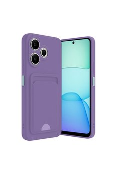 Evimdeyokyok Xiaomi Redmi 13 4G Kılıf Kelvin Kartvizitli Silikon - Lila