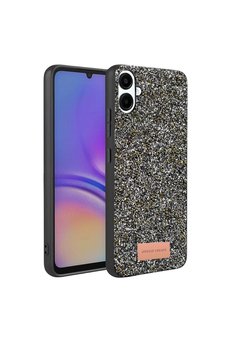 Evimdeyokyok Onegif Samsung Galaxy A07 4G Bright Simli Kapak - Gold