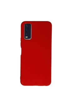 Evimdeyokyok Vivo Y11S Kılıf Nano İçi Kadife Silikon - Kırmızı