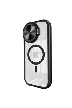 Evimdeyokyok Apple İphone 14 Pro Max Kılıf Teleskop Lens Magsafe Silikon Kapak - Siyah